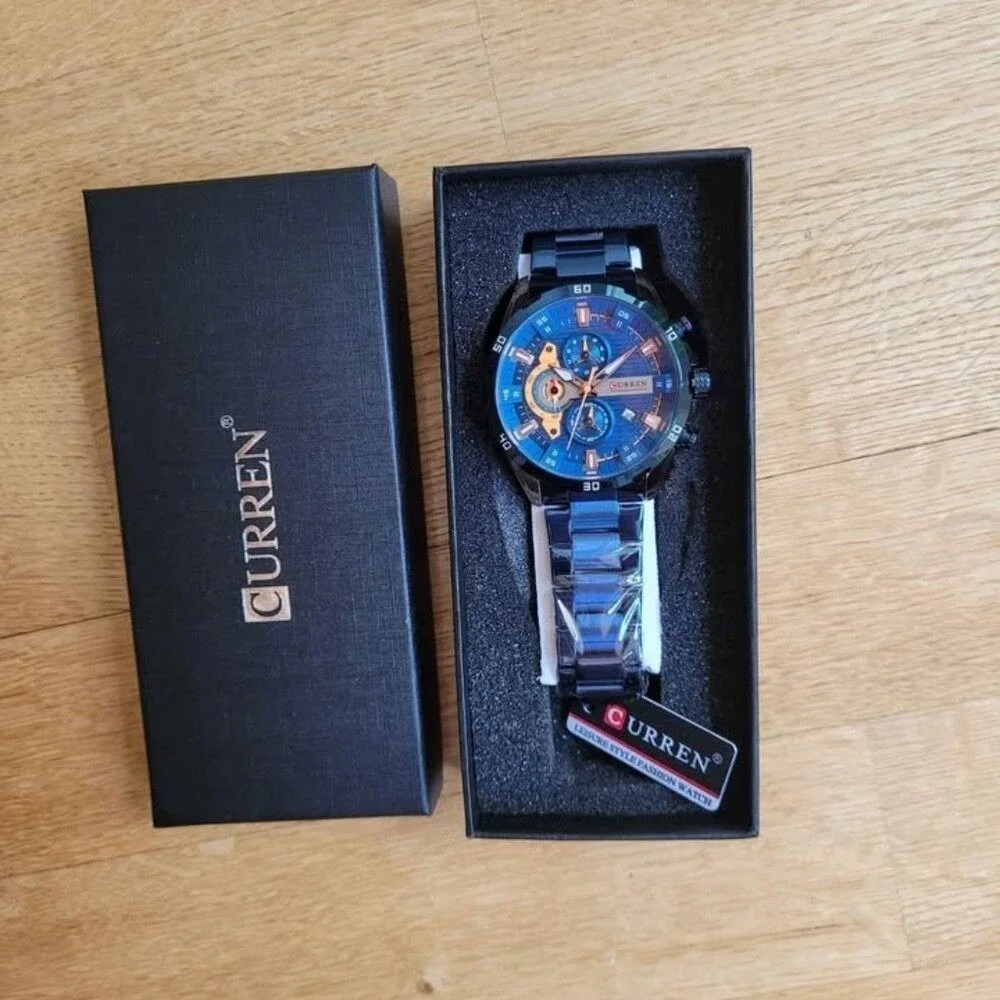 CURREN Stylish Chronograph Stainless Steel Watch for Men‎